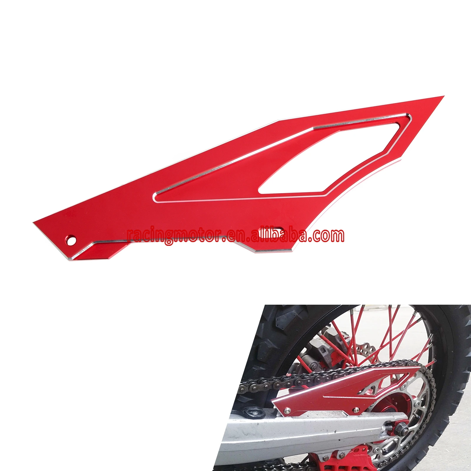 Aluminum Chain Guide Guard Protector For Honda CRF250L CRF250M 2012-2015 CRM250R CRM250AR XR250 Baja Yamaha TW200 TW225 Serow225