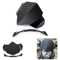 For Yamaha MT03 MT-03 MT 03 2015-2016 Motorcycle Upper Headlight Top Cover Windscreen Windshield Wind Deflector Motorbike
