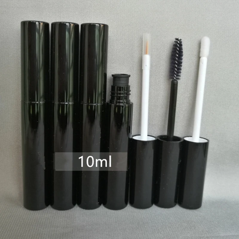 10ml empty black lip gloss tube, Eyeliner bottles cosmetic gloss container, lip oil tube F020