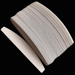 200 Pcs Removalble Pads Zebra  Replacement Sandpaper Disposable Nail File Parts for Salon Use  100/180 /240 Grit