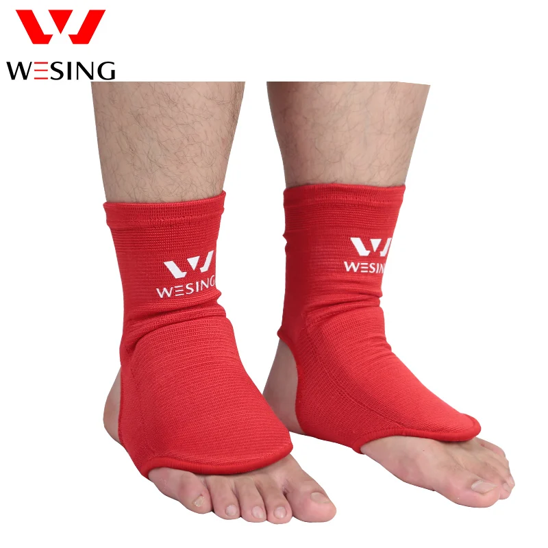 Wesing Boxing Instep Guard Professional Sanda Muay Thai Ankle Support Boxing Socks Foot Protector Pads 100% Cotton