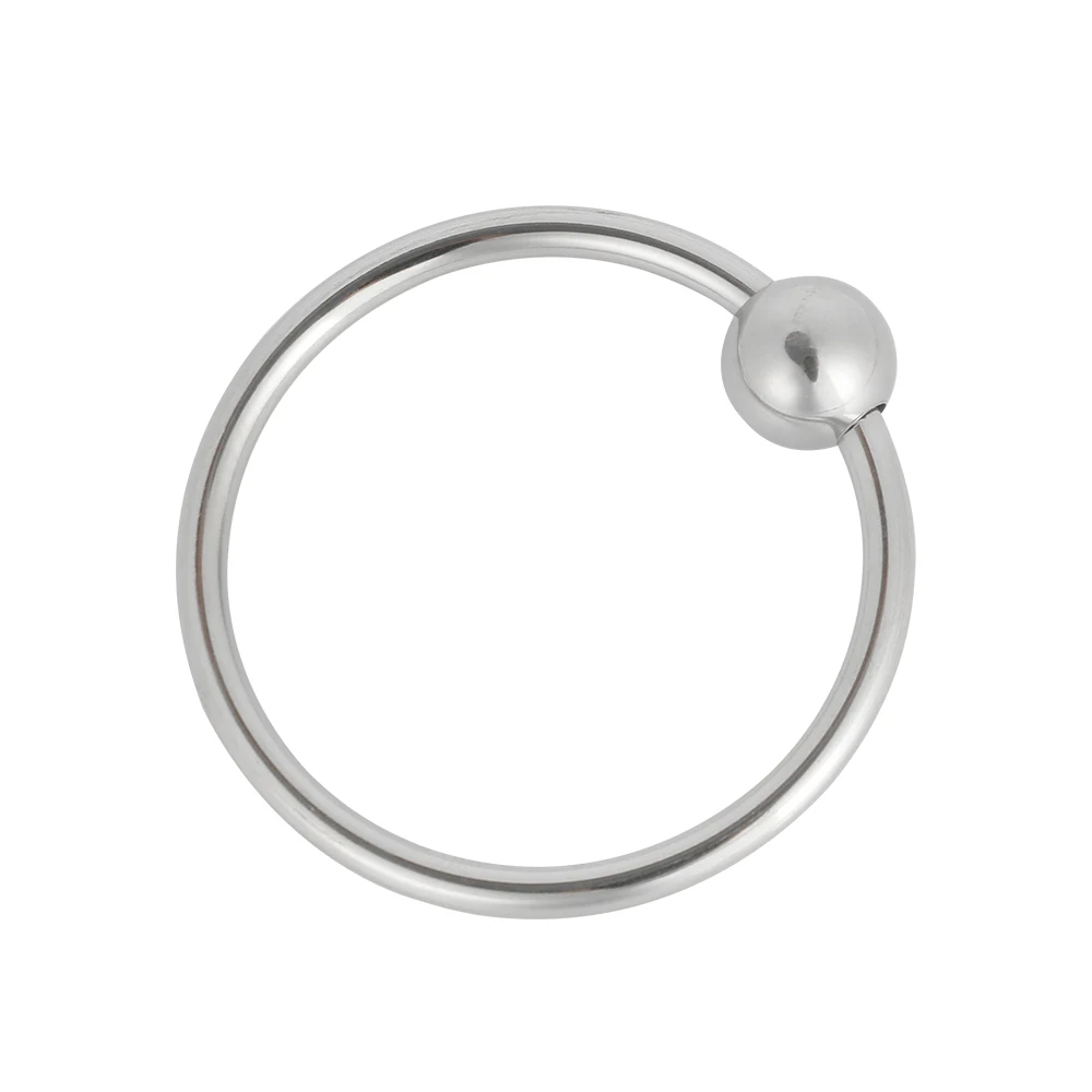 25/28/30/32/35/40mm Penis Ring Head Glans Stimulating Stainless Steel Penis Ring For Male Penis Enlargement Erection Cocks Rings