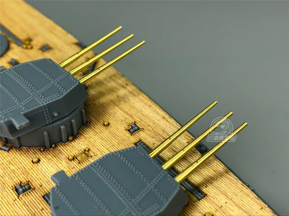 1/700 スケール 406mm 真鍮製砲身 ロドニー タミヤ 77502 ネルソン 77504 トランペッター 06717 戦艦モデルキット (9個/セット)