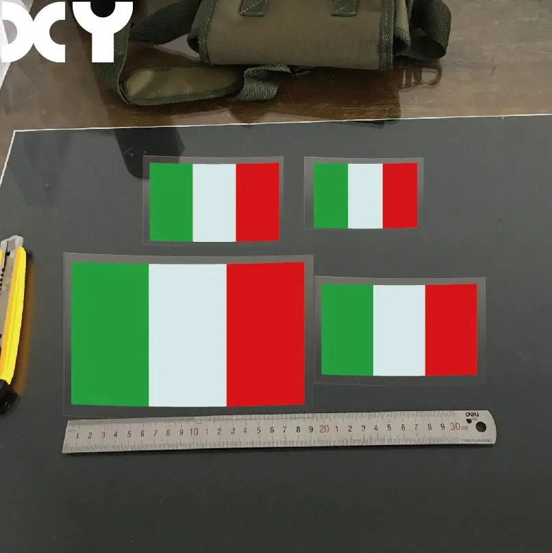 

Italian Flag High Quality Vinyl Reflective Tape Sticker and Decals for Car and Motorcycle Drop Shipping