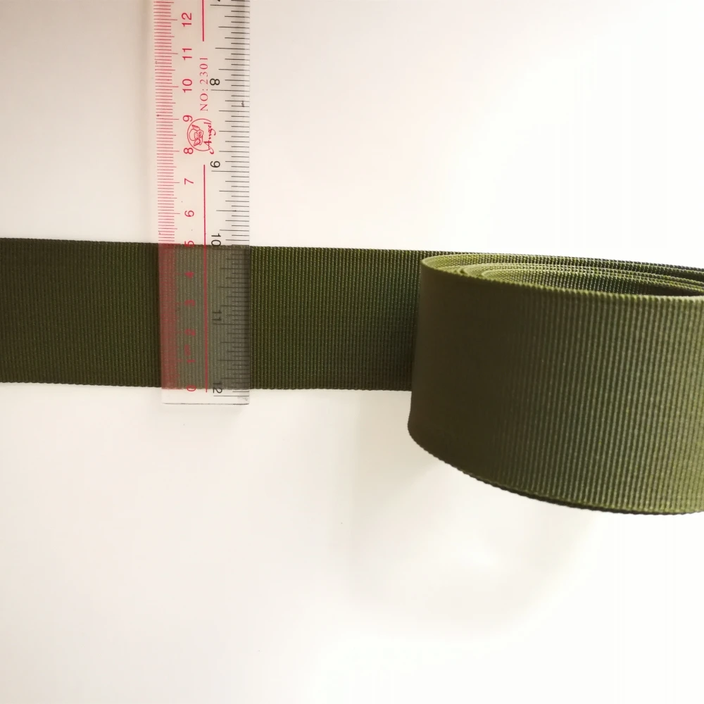 5cm(2 Inches) Wide 10 Meters Army Green Nylon Webbing For Military Belt Tie-down Strap Backpack Belt