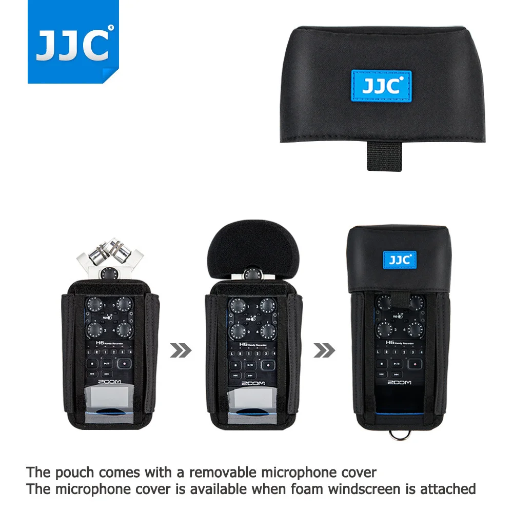 JJC Zoom H6 Custodia protettiva per dischi Custodia morbida Custodia morbida per registratore pratico Accessori per borse Sostituisce Zoom PCH-6