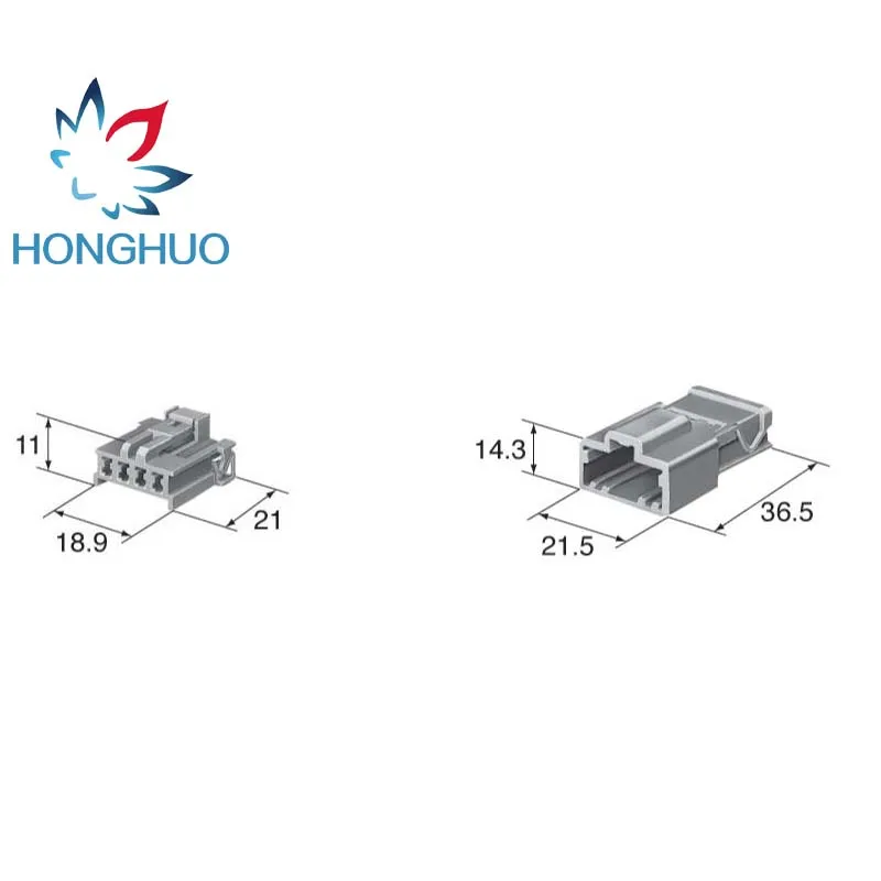 

5 pcs Sumitomo 6098-0244 6098-0243 4 Pin Electrical Wiring Connectors Female And Male Automotive Connector