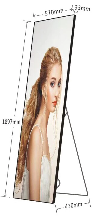 P2.5 Indoor LED Advertising Machine Store poster Screen Led Wall Player pubblicità Display Cabinet P2 P2.5 P3