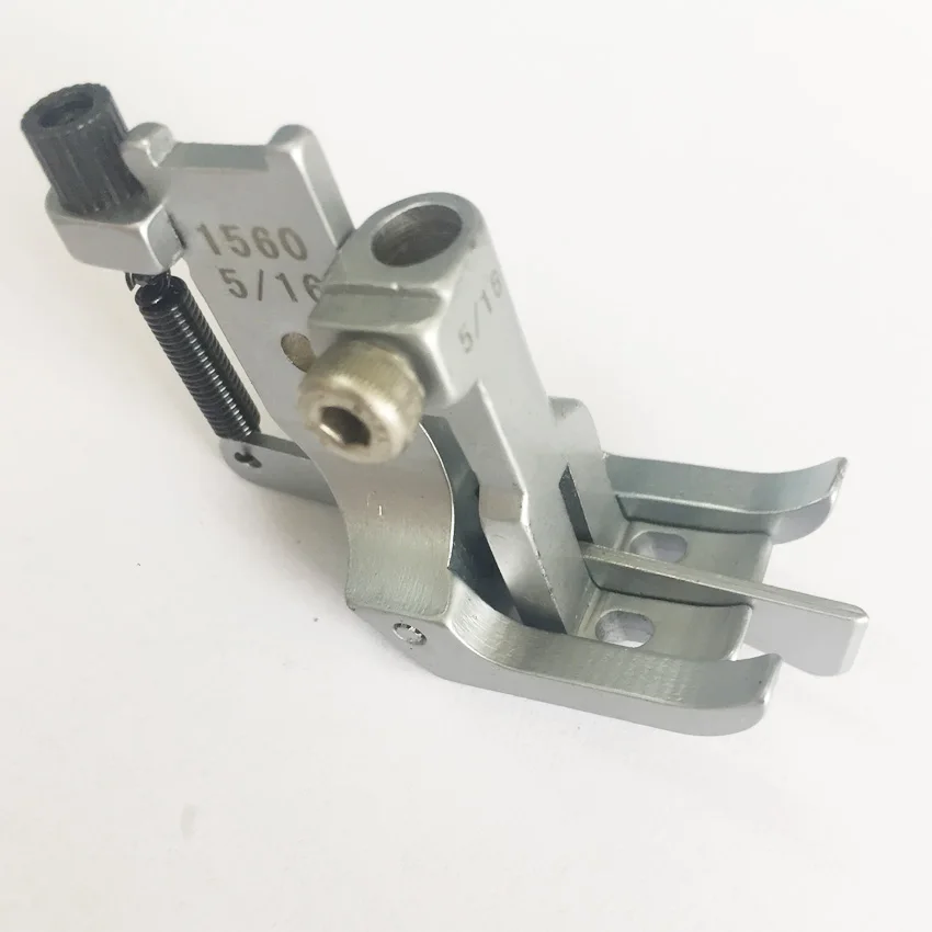 synchronous foot pressure JUKI industrial sewing machine 1560 car cushion pressure midline presser foot 1/2'' 1/4'' 3/8'' 5/16