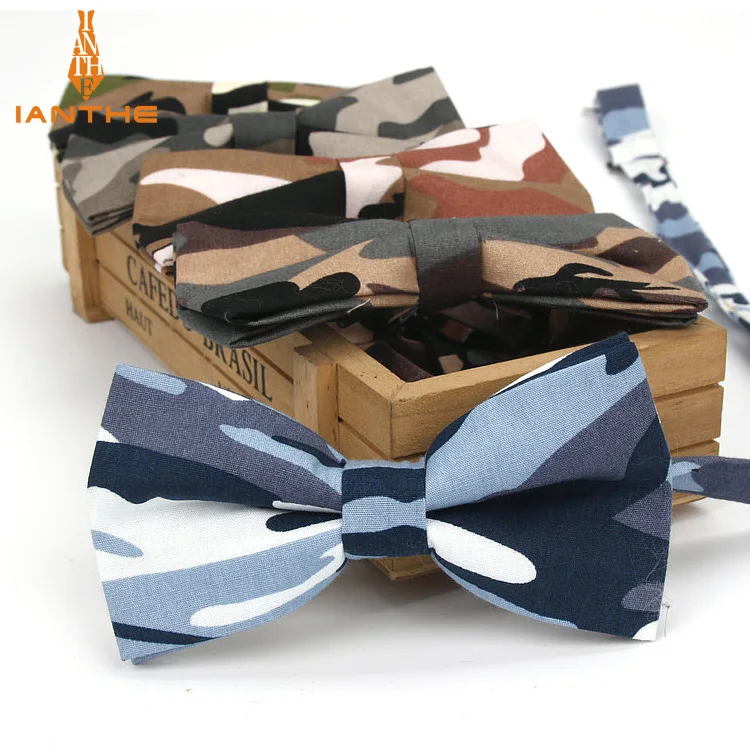 

Brand New Novelty camouflage man's Adjustable Cotton bowtie butterfly bow tie Necktie gravata borboleta bow-tie men Prom Party