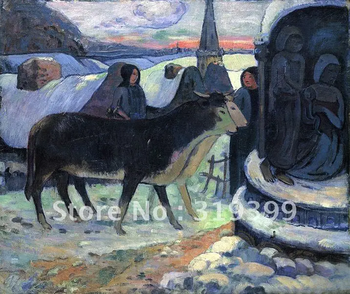 

Oil Painting Reproduction,Christmas Night by paul gauguin,Free Shipping,100% handmade on linen canvas,landscape oil paintings