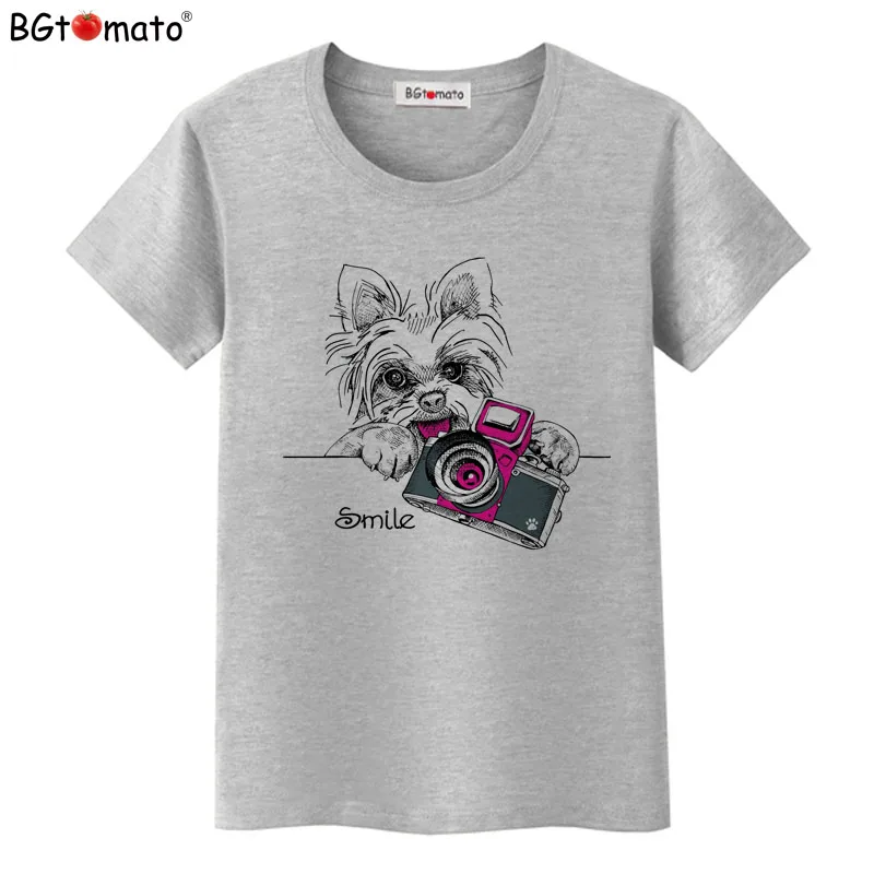 

Lovely Animals Printing Tshirt Cats Dogs Home Pets Women Tshirt brand new good quality casual tops