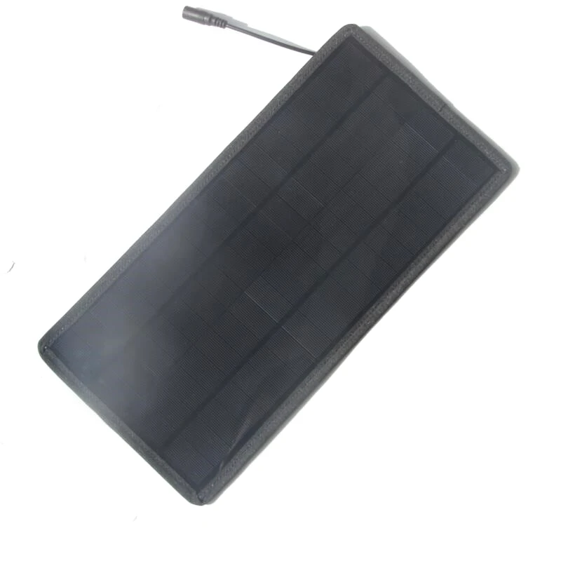 BUHESHUI 18V/12V/5V 12W Solar Panel Portable Monocrystalline Solar Charger Module For Car Boat Rechargeable Power Battery