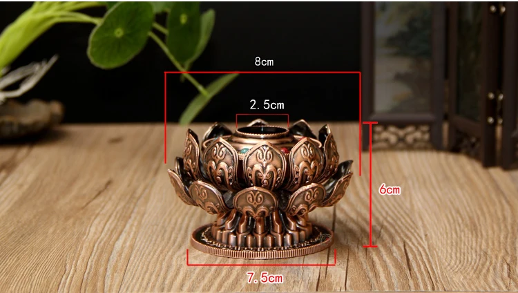 New Hand Rotary Wheel Size and Size Connection for Special Base of Wuming Buddhist College Copper Alloy Lotus Base