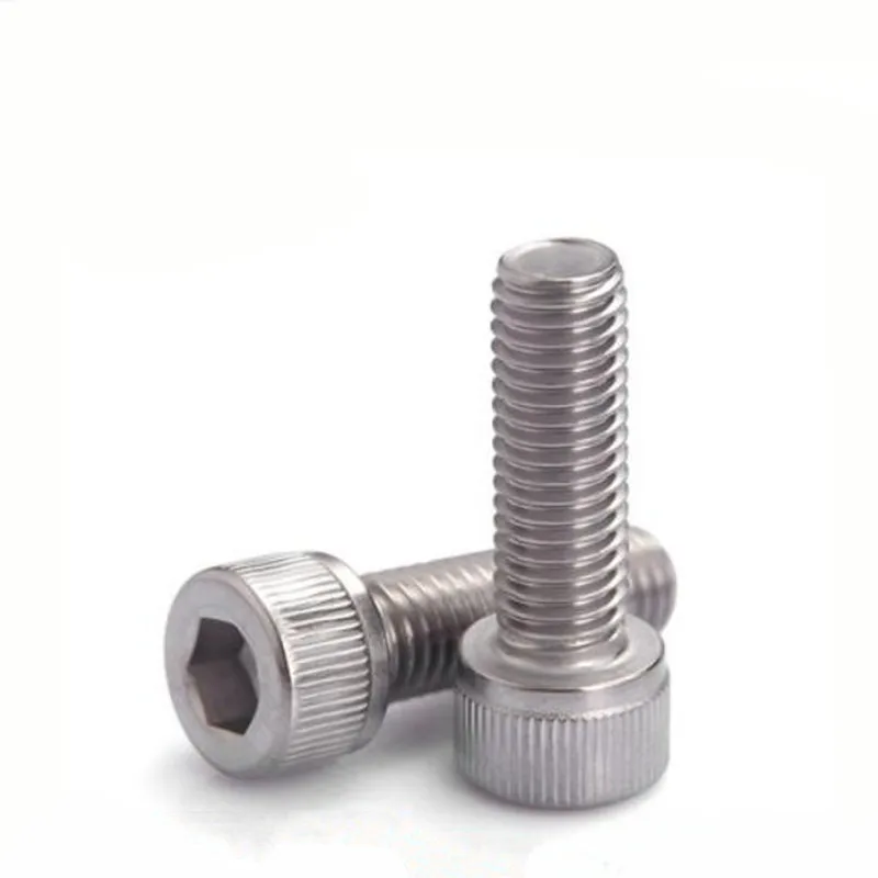 DIN912 Allen socket head screw 304 stainless steel M1.6 M2 M2.5 M3 M4 M5 M6 M8 Hexagon socket head cap screws hex socket screw