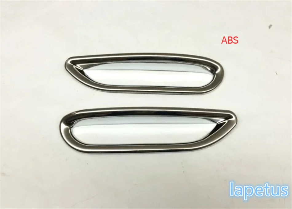 Lapetus For Nissan Qashqai J11 2014 - 2017 ABS Chrome Rear Fog Light Lamp Frame Cover Trim / Bright Style / Streamer Molding