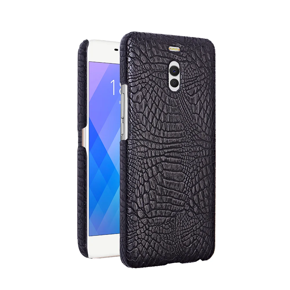 

Meizu M6 Note M6Note Case Crocodile Pattern Hard PC+PU Leather Back Cover Case for Meizu M6 Note Phone Hard Cover Protector