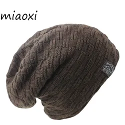 New Fashion Men Women Warm Snow Winter Beanies Solid 6 Colors Favourite Knit Hat Cap Hip Hop Casual Male Bonnet Outdoor Gorras