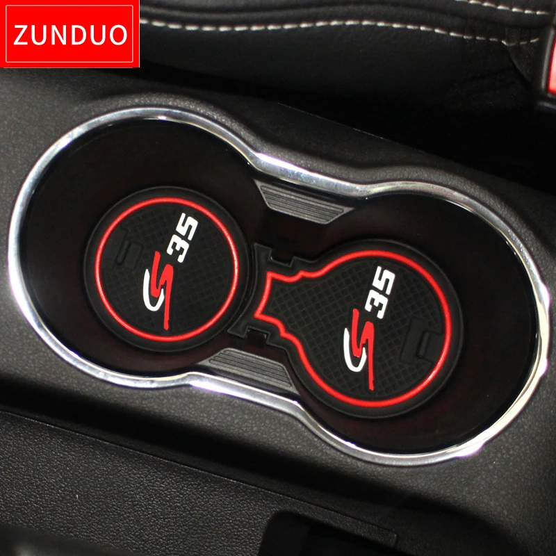 ZUNDUO Gate slot pad per CHANGAN CS35 2017-2019 tappetino per scanalature per porte tappetini antiscivolo per interni automobilistici e tappetino