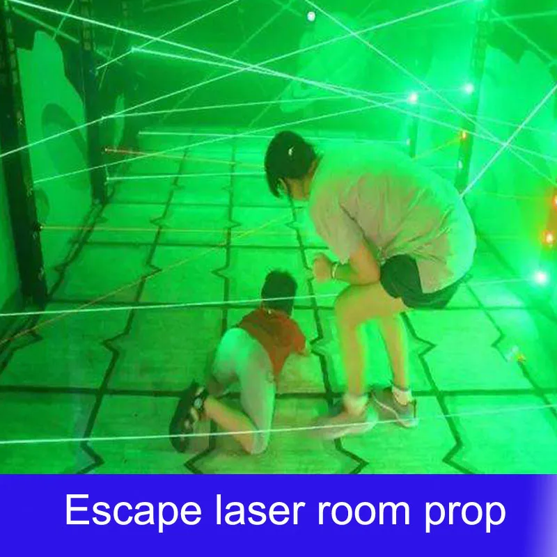 laser array for escape room game adventurer prop laser maze for Chamber of secrets game intresting and risking green laser game