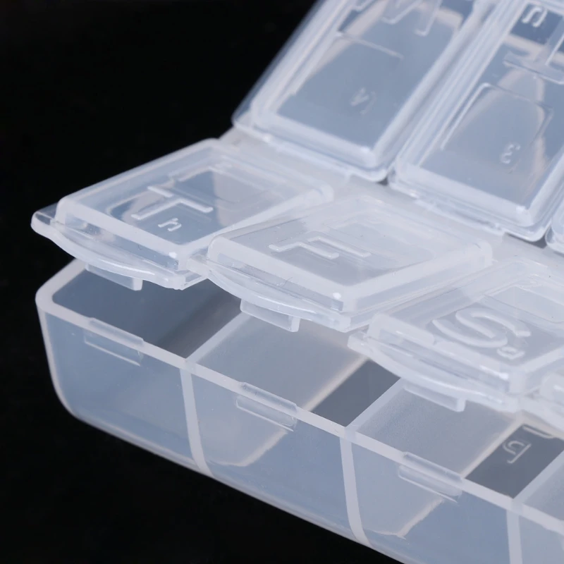 Hot Sale 8 Grids Plastic Storage Box Case Home Organizer Jewelry Beads Pill Boxes Parts