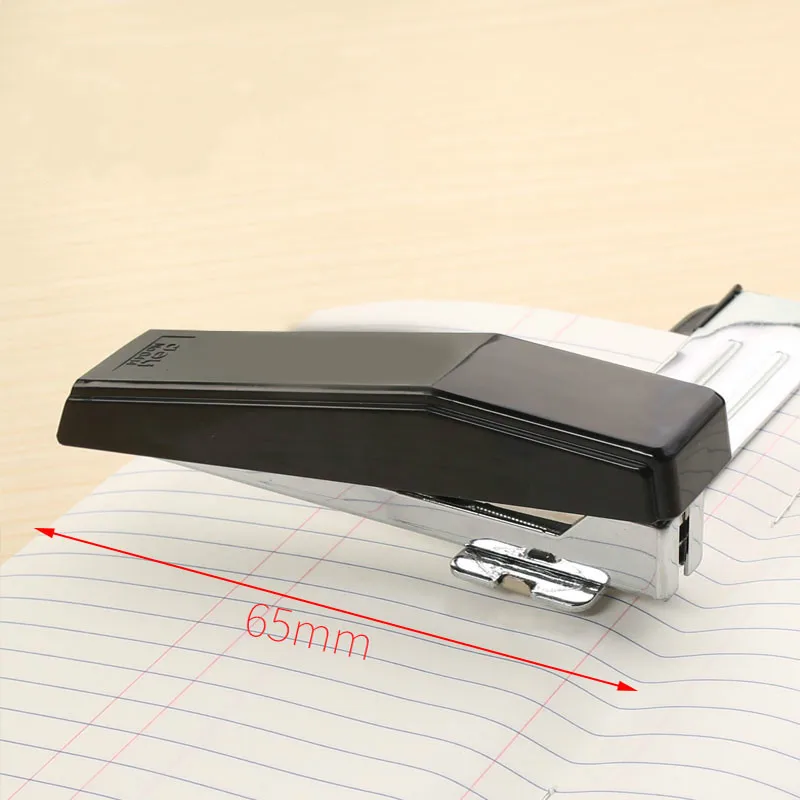 Deli grampeador permanente temporário rotativo 360, equipamento de grampo de papeleria, escritório para estudantes