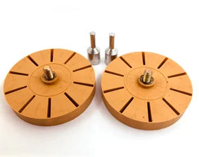 3.5 Inch Rubber Eraser Wheel Kit W/1/4 Drill Adapter Car Decals  Sticker Remover Vinly sticker in Minutes Winder Wheel Tool Kit