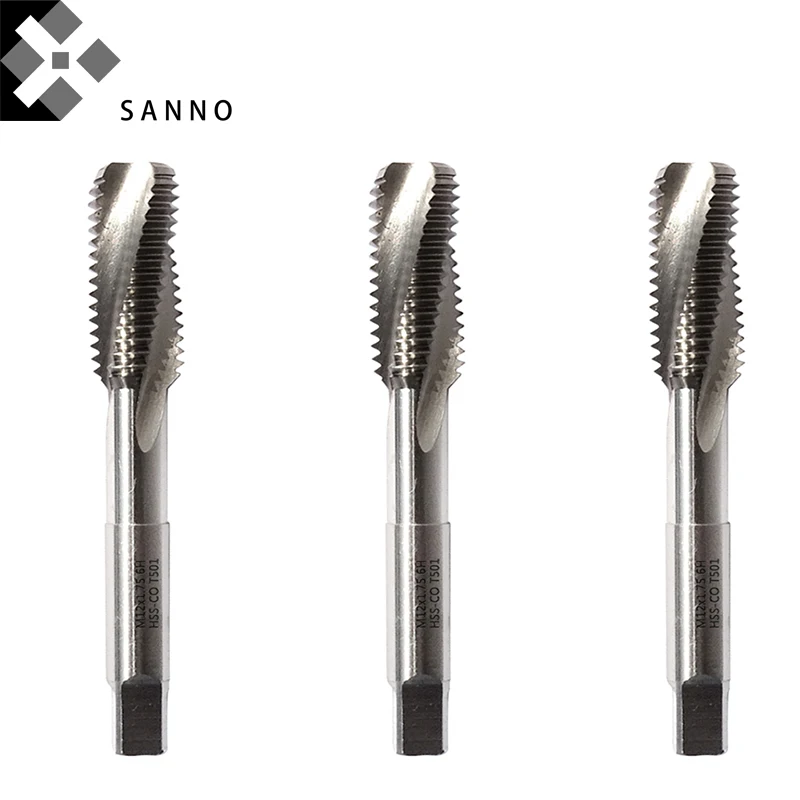 High precision and wear-resistant screw thread tapping M8-M26 machine processing tap for cast iron