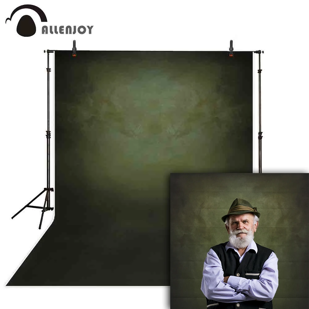 Allenjoy photo studio backdrop green blue black brown professional old master paper texture indoor photography background