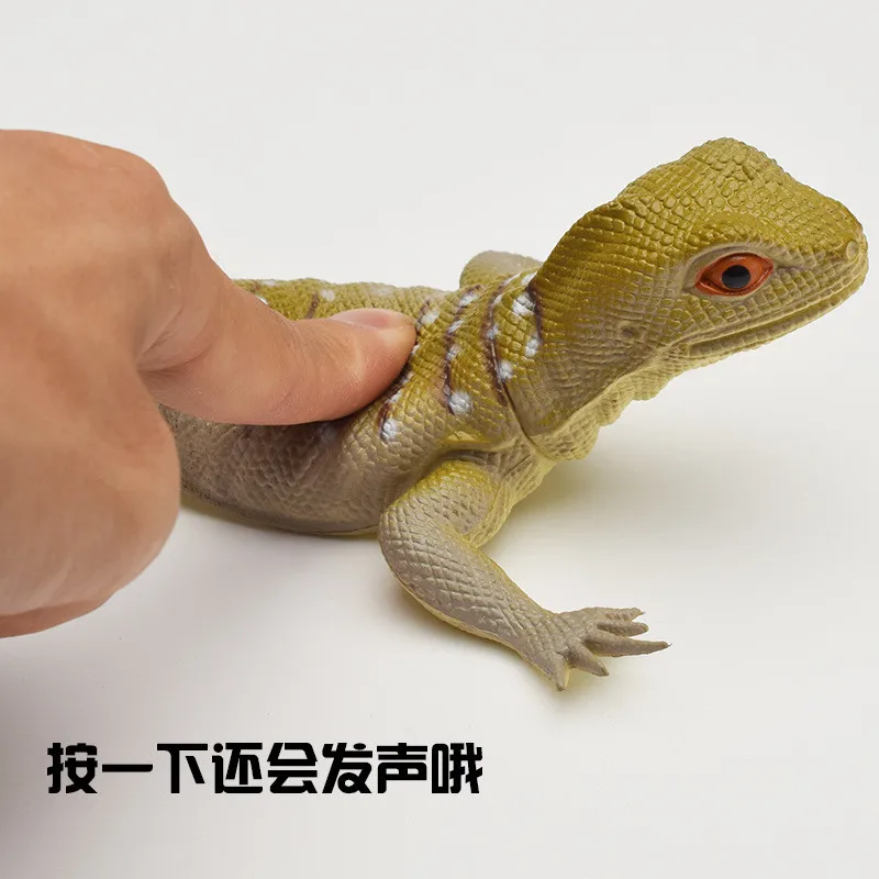 1pcs Lizards Reptile Simulation plastic forest wild animal model toys ornaments Lifelike PVC figurine home decor Gift For Kids