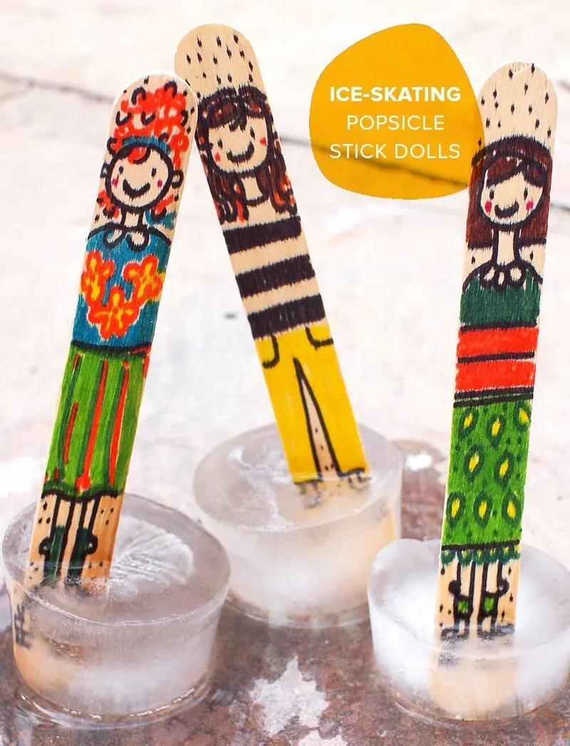 Leeseph Craft Sticks Ice Cream Sticks Wooden Popsicle Stick 11.4cm Length Treat Ice Pop For Beverage Resin Mold Handmade Tools