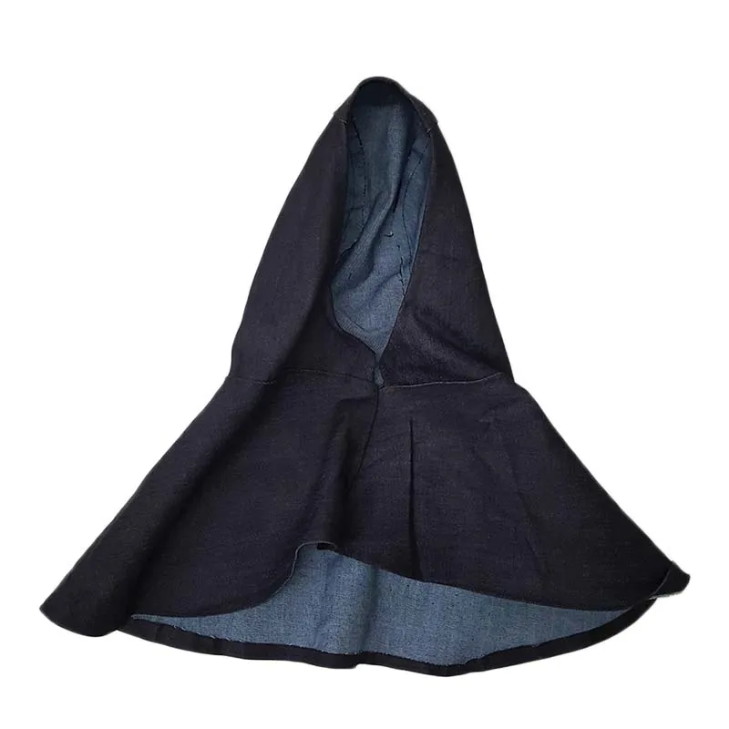 Capa De Solda De Tecido Denim Azul, Retardador De Chamas, Chapéu Do Capacete, Proteção Do Pescoço, Tampa De Segurança Do Soldador, 1Pc