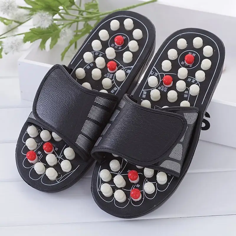 Foot Massager Shoe Massage Acupuncture Health Care Shoes Plantar Particles Sandals Reflexology Summer Slippers Hot Sale