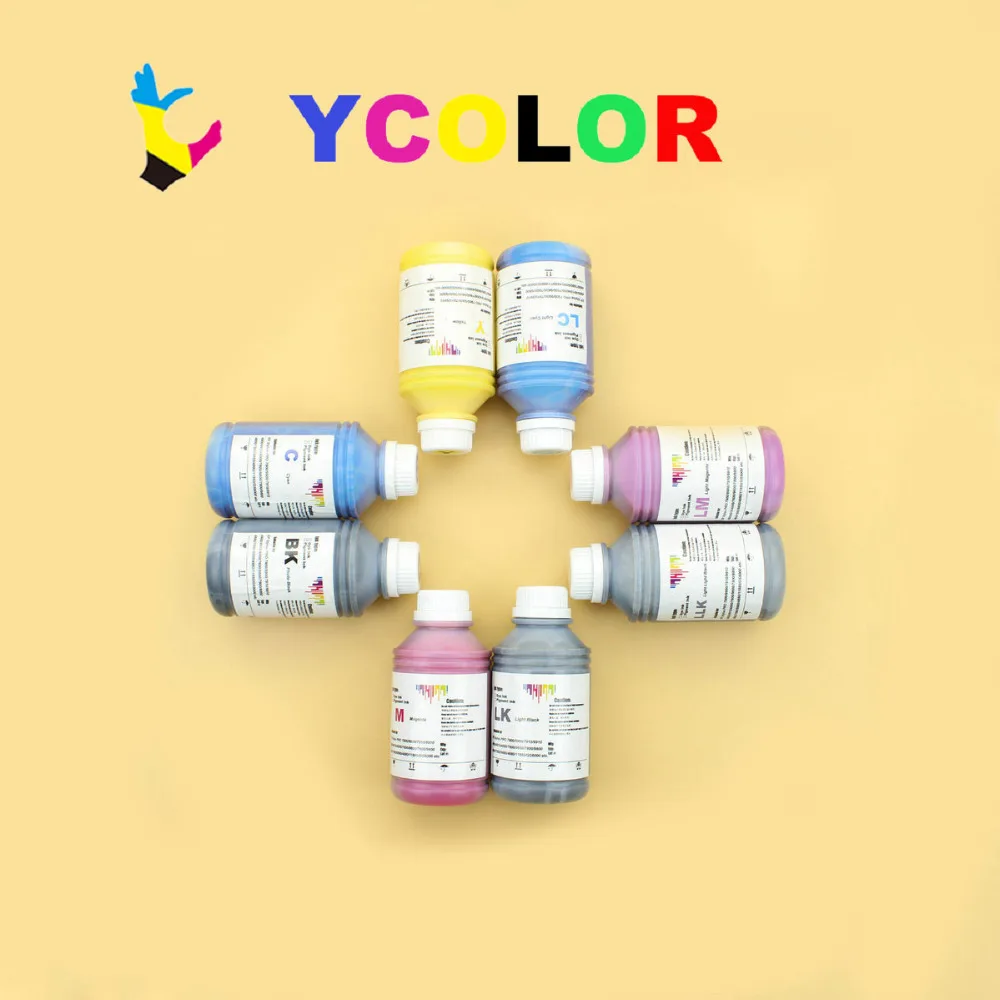 8 color/lot 500ml/bottle Universal Pigment ink for Epson Stylus PRO 4000 4800 4880 7800 7880 9800 9880 DX5 printer pigment ink