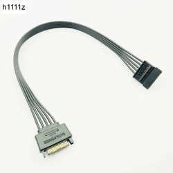 30CM Black Single Sleeved SATA 15Pin Male to Female Power Extension Cable HDD SSD Power Supply Cable SATA Power Cable for PC NEW