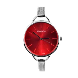 WoMaGe Brand Silver Watch Women Watches Fashion Women's Watches Bracelet Ladies Watch Clock bayan kol saati relogio reloj mujer