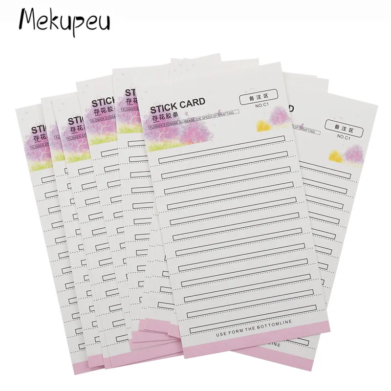 Wimpernständer Wimpernkleber Palette 10 teile/los Wimpernverlängerungswerkzeuge Wimpernhalter Aufkleber Pads Ständer – Detail 3