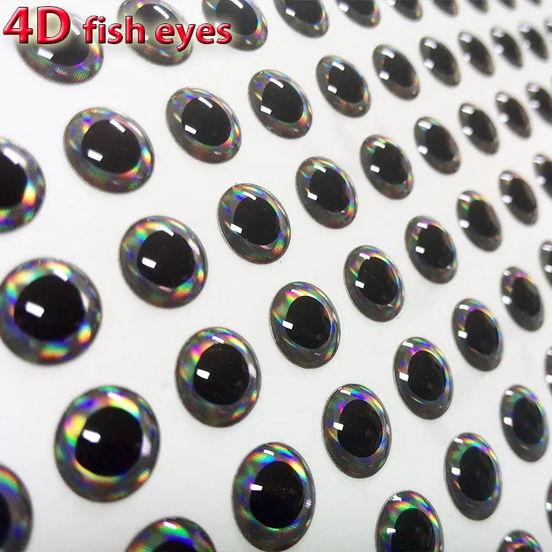 

2022new fishing 4d lure eyes color more size 3mm-12mm quantity:300pcs/lot