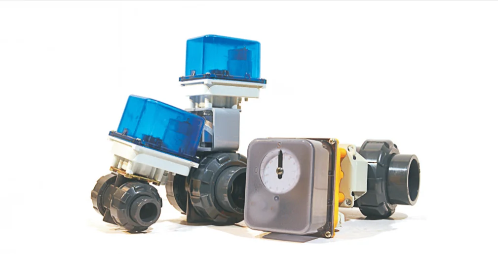 DN80 two-way PVC AC12V,AC24V,AC220V electric ball valve with three or four wires control