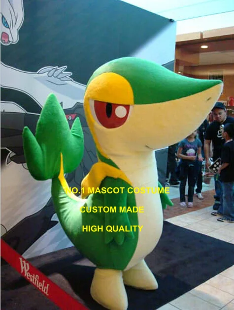 snivy mascot costume Pocket Monster Theme Anime  mascotte Anime Fancy Dress Kits 2003