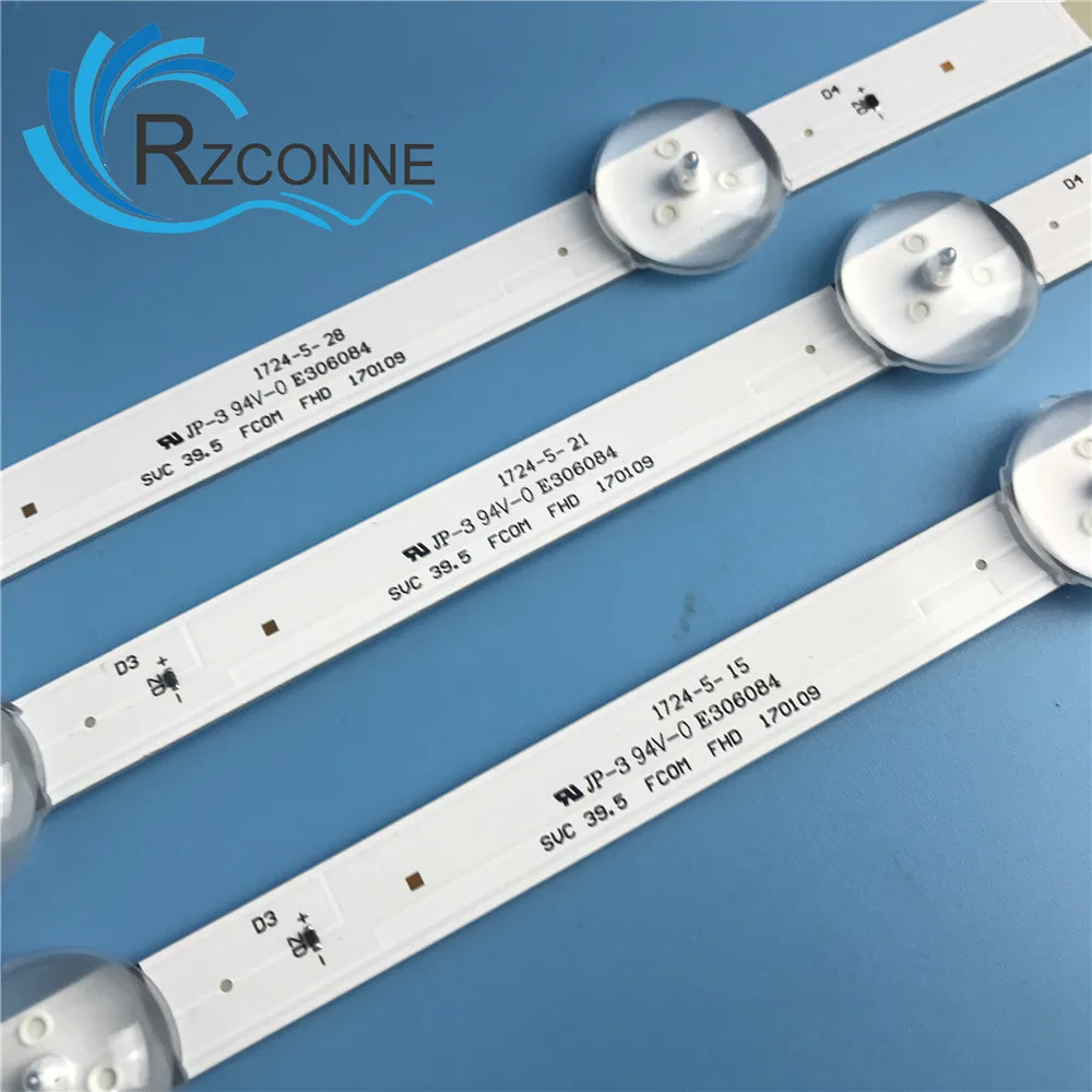 LED backlight strip 8 lamp for 40 SVC 39.5 FCOM FHD UA40J5200 37622A CY-JJ040BGNV6H UE40J5200 HG40ND460 V5DN-395SM0-R2