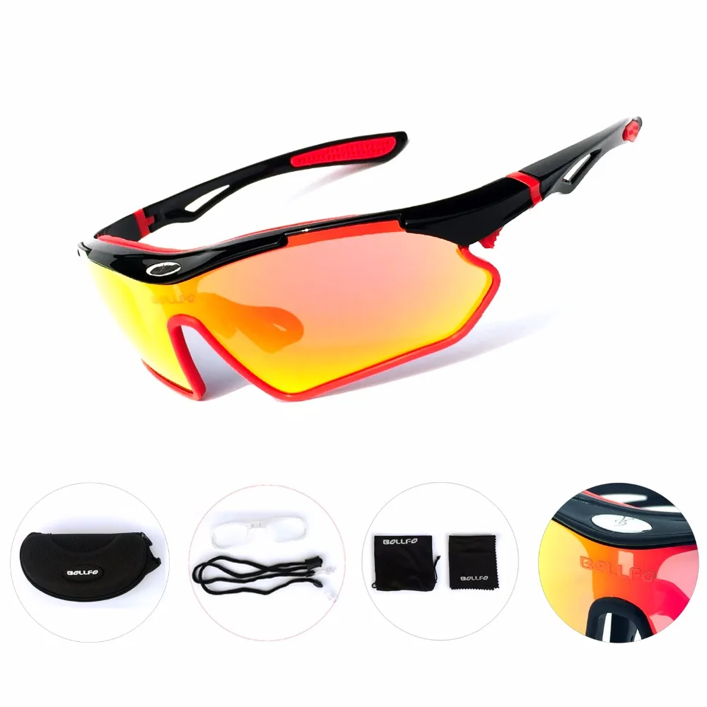 

New Polarized Cycling Glasses Unisex UV400 Outdoor Sport Sunglasses Motorcycle Bicycle Riding Fietsbr Windproof Fishing Eyewear