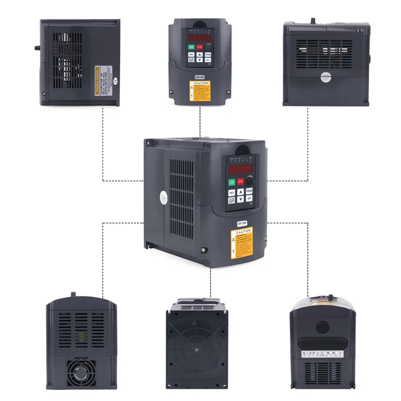 Imagem -05 - Kit de Eixo Quadrado Refrigerado a ar 22kw Eixo de 2200w Mais Inversor de 220v 22kw Mais Fresadora de Gravura de Motor