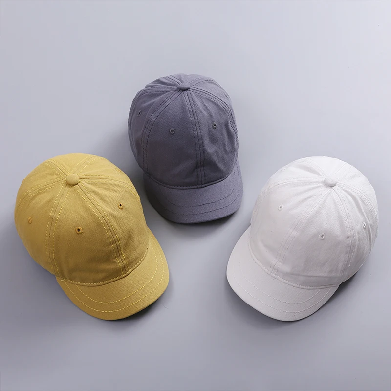 2018 High Quality Unisex 100% Cotton Outdoor Short brim Baseball Cap  Snapback Fashion Sports Hats For Men & Women Cap