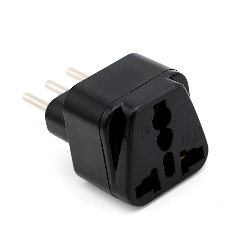 1PC New High Quality Universal UK/US/EU/AU to Italian 3pin Travel Plug Italy Milan Chile Converter Adapter Plug Adaptor Convert