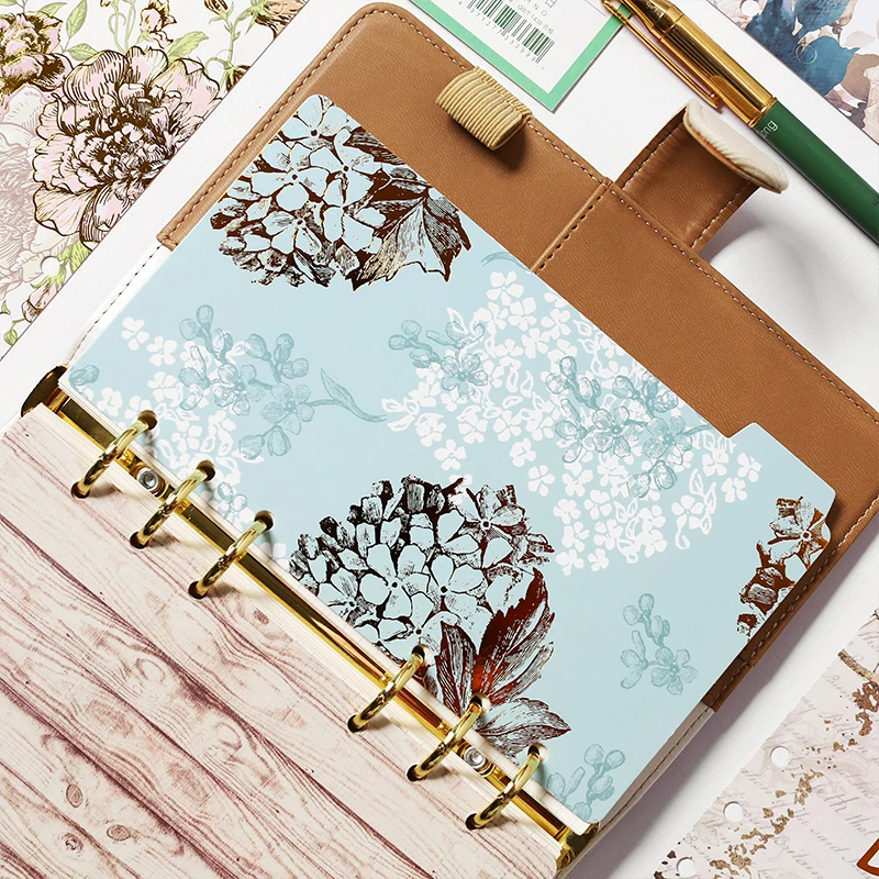 Planner Loose-Leaf Page Separator Page A5/A6 Index Divider