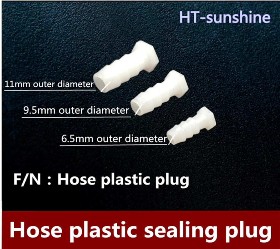 Free shipping Medical hose intubation pagoda joint water stop plug hose plug 10pcs