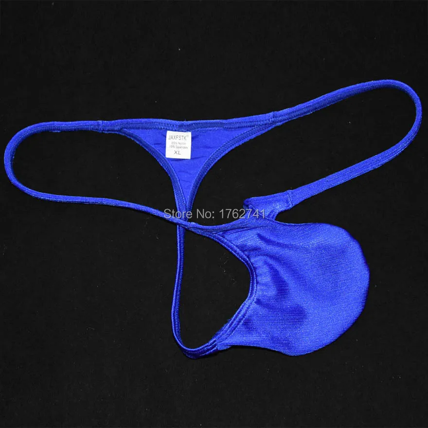 Sexy Guy Swimwear Men\'s Bulge Pouch Micro Thongs Underwear  Bikini Pants Drawbench G-String Shiny Tangas