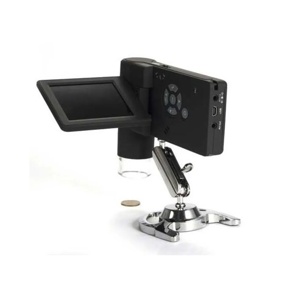 Hohe Qualität 3 ''LCD Display bildschirm 500X Mobile Digital Mikroskop mit 8 LED Lampe 5 MP Kamera Faltbare USB tragbare