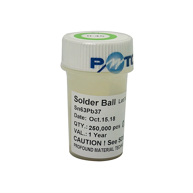 PMTC-BGA Solder Balls Kit, 250K PMTC, para BGA Reballing Retrabalho